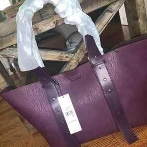 Calvin Klein Leather Tote